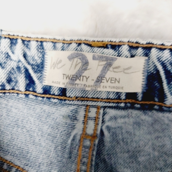 We The Free Free People 27 High Rise My Own Lane Distressed Jeans P3397 - Picture 10 of 12